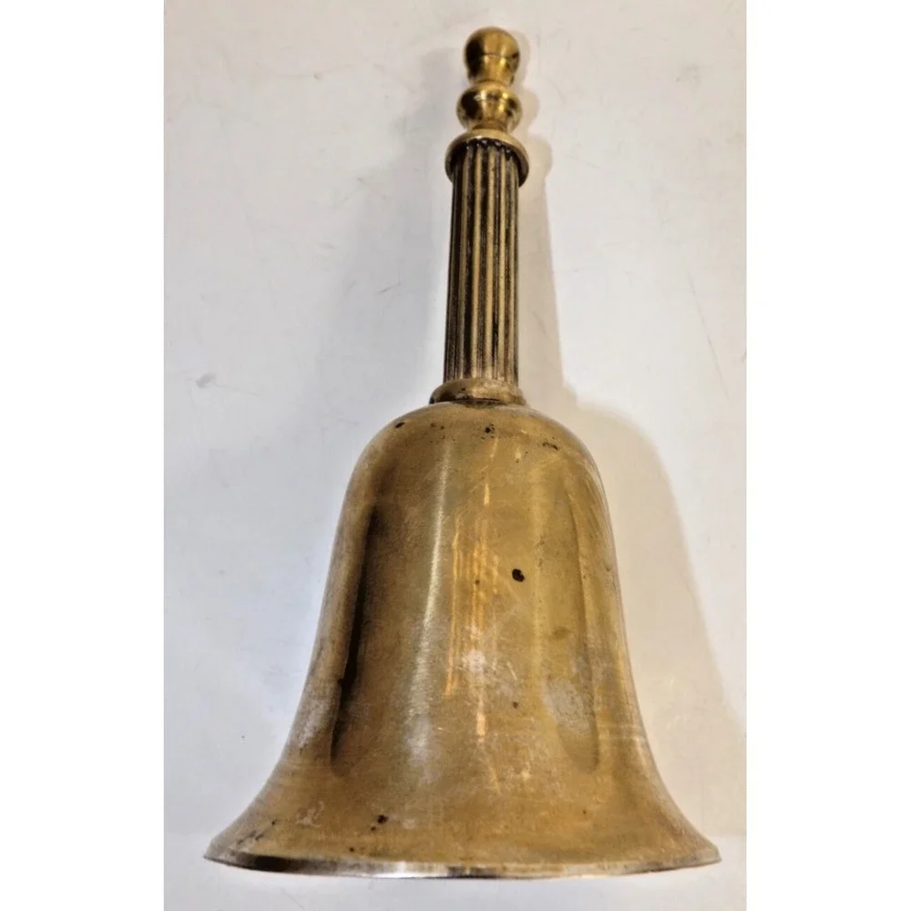 Brass Handbell - Vintage bell from India - listen in video